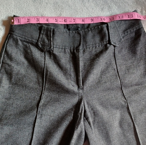 The Limited Stretch Women's  Black Dress Pants Pleated Size 6 Straight Leg. - Picture 7 of 11